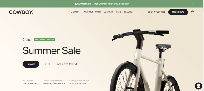 Cowboy Electric Bike